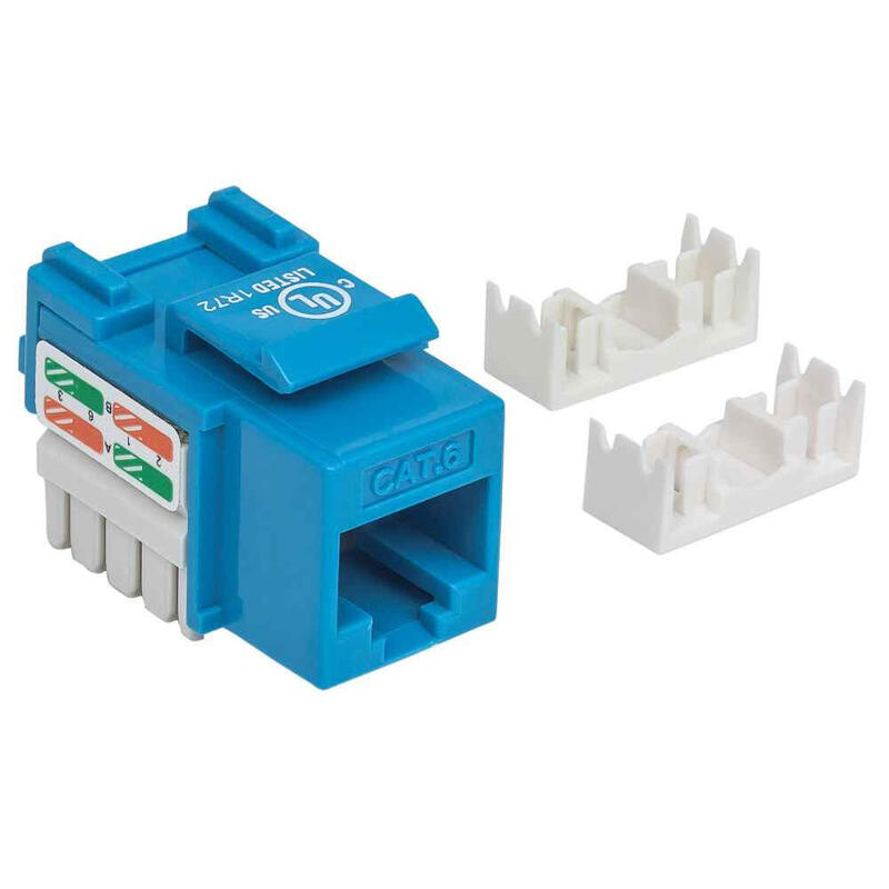 Intellinet Cat6 Keystone Jack Utp Blue Punch-Down