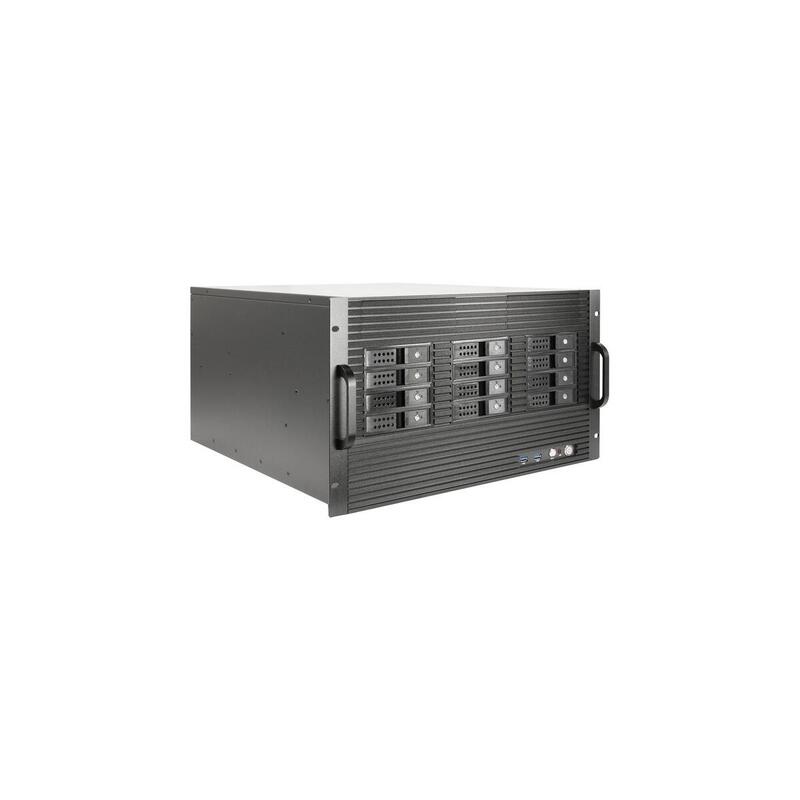 Inter-Tech Ipc 6u-6520, Carcasa Para Servidor Negra, 6 Unidades De Altura 88887338