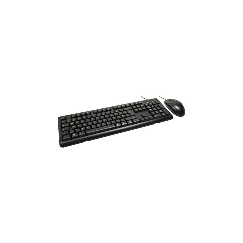Inter-Tech Kb-102de, Juego De Sobremesa Negro, Disposición De 88884138