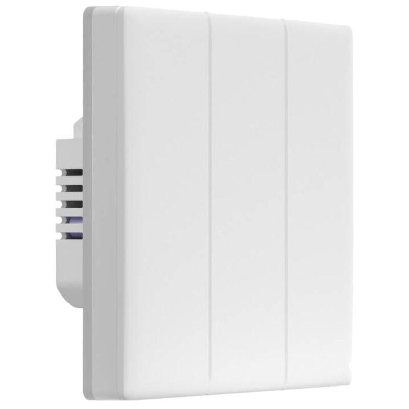 Interruptor Sonoff Tx T5 3c 3 Botones Táctil Blanco Inteligente De Pared Wi-Fi