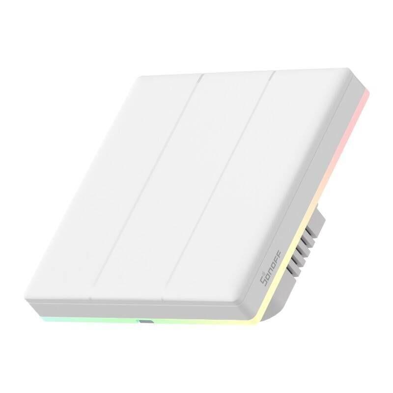 Interruptor Sonoff Tx T5 3c 3 Botones Táctil Blanco Inteligente De Pared Wi-Fi