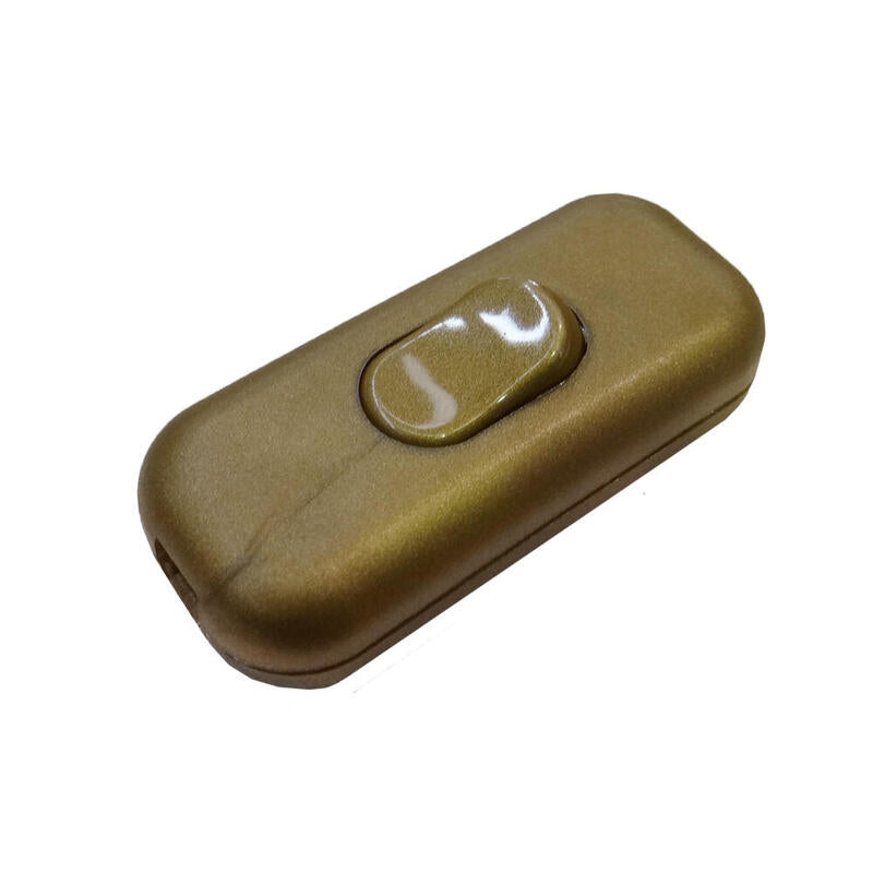 Interruptor Unipolar 2a Montado Oro