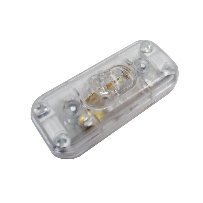 Interruptor Unipolar 2a Montado Transparente