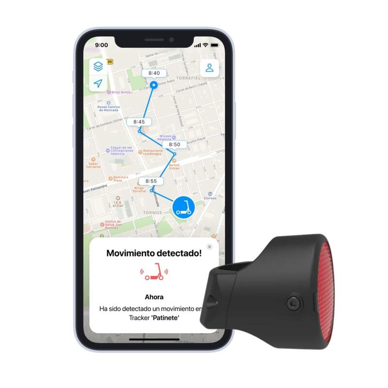 Invoxia Bike Location Tracker 1y Included Lwt2