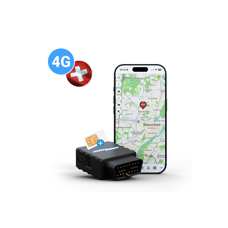 Iot Yukatrack Aio Gps Obd2 4g Car Tracker With Sim + Data Flat