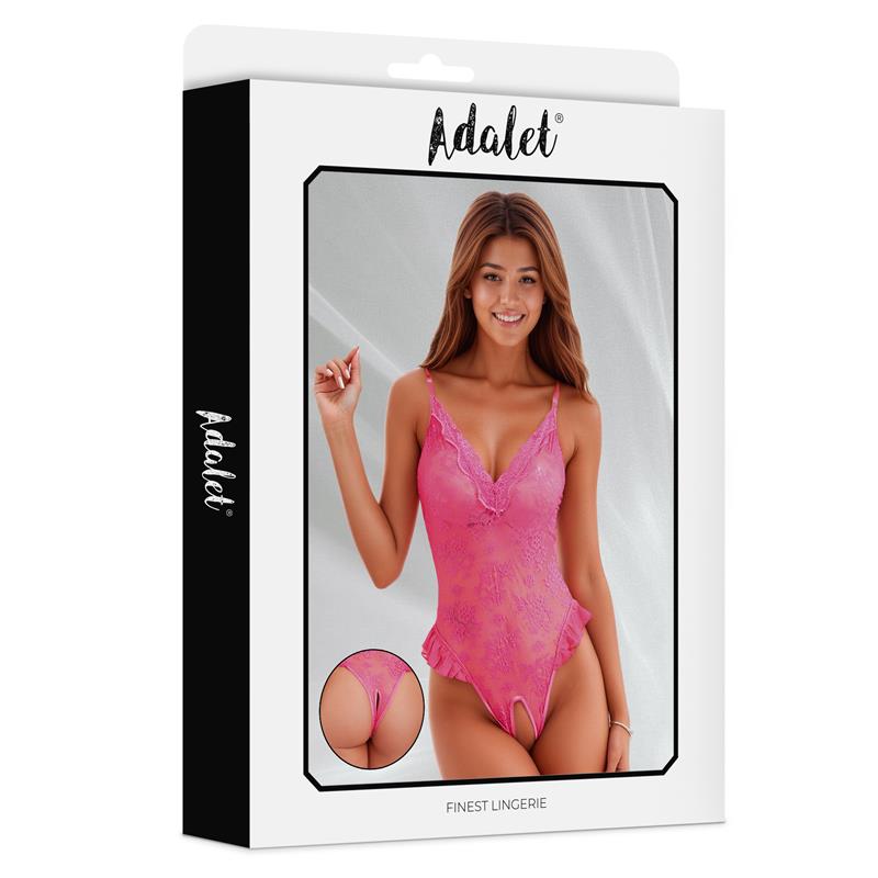 Iris Body Abierto Rosa Talla (Interno):S/M