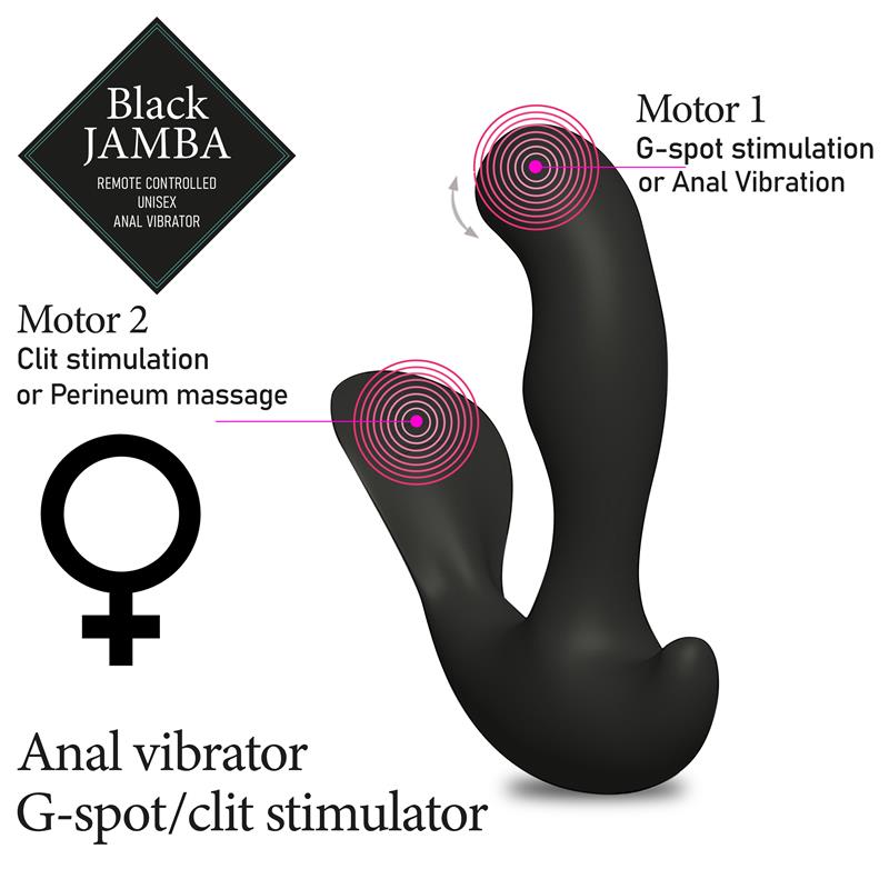 Vibrador Anal Feelztoys - Jamba Negro