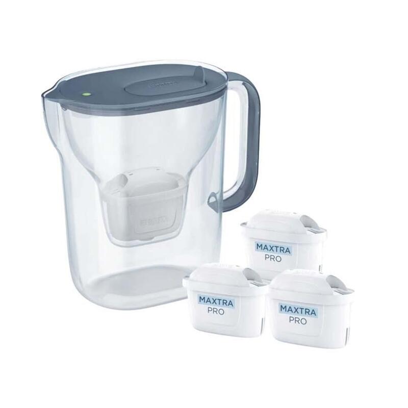 Jarra Brita Style Essential + 3 Maxtra Pro Pure Performance (Grafito)