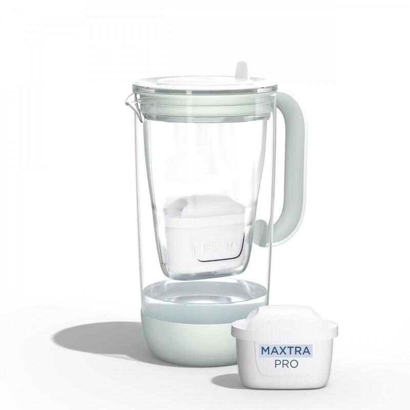 Jarra Filtrante Brita Glass+1maxtrapropp De 2,5 L Color Menta