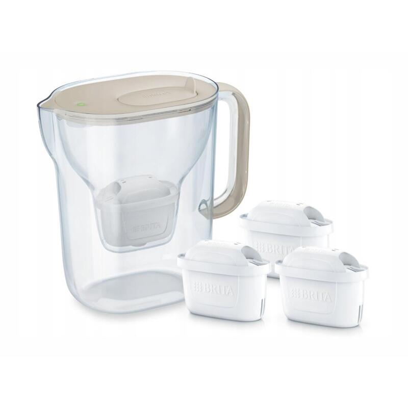 Jarra Filtrante Brita Style Essential Xl Arena + 3 X Filtro Mx Pro Pure Performance