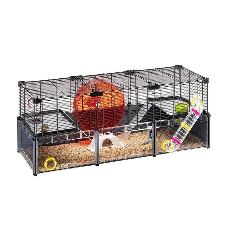Jaula Ferplast Multipla Hamster Large Para Roedores 107,5 X 37,5 X 42 Cm