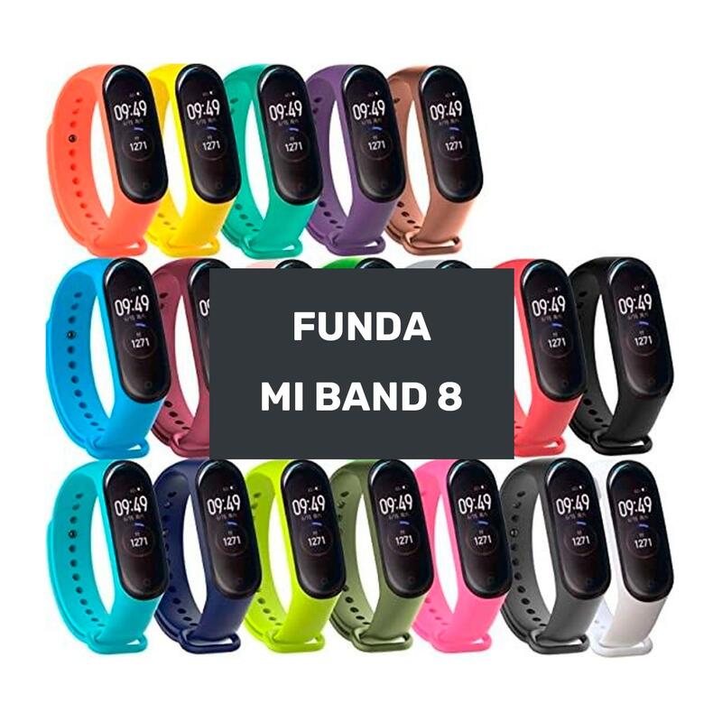 Jc Correa Silicona Negro Mi Band 8