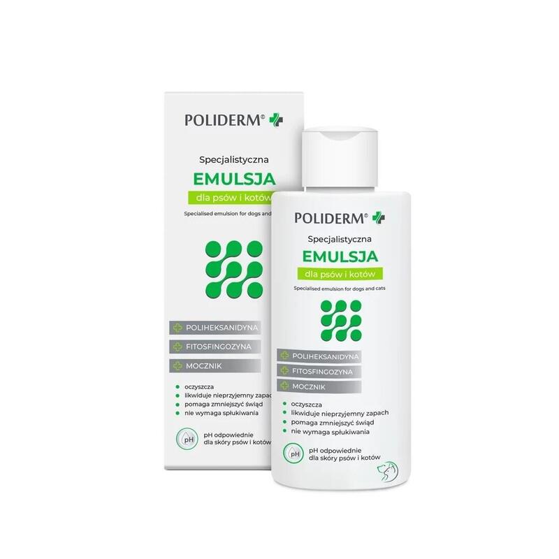 Jm Sante Poliderm - Emulsión Para Piel Propensa A Inflamaciones Para Perros Y Gatos 140 Ml