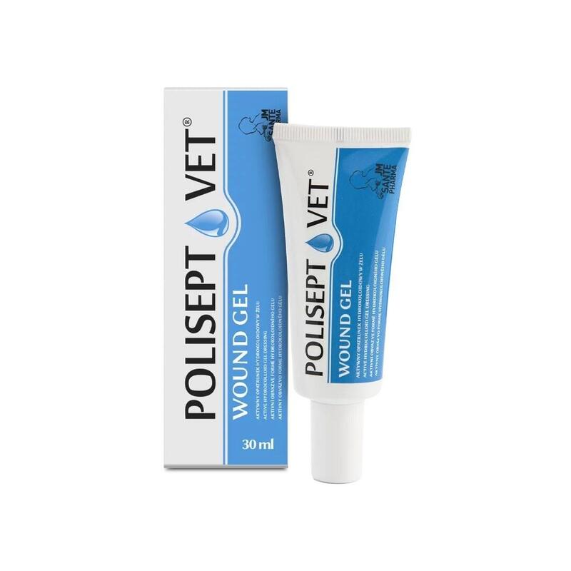 Jm Sante Polisept Vet Wound Gel - Vendaje En Gel Para Perros Y Gatos 30 Ml