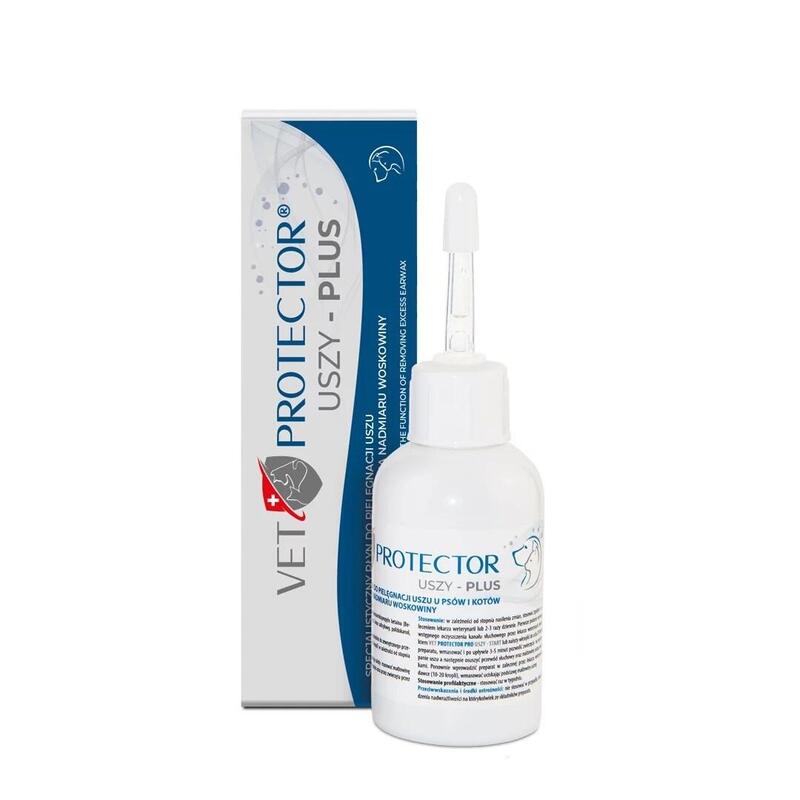 Jm Sante Vet Protector Uszy Plus - Solución Ótica Para Perros Y Gatos 50 Ml
