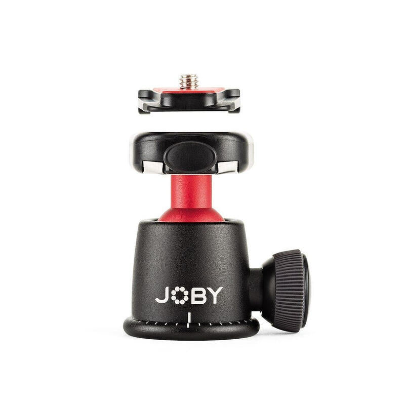 Joby Ballhead 3k Cabeza De Tripode Negro, Rojo Acrilonitrilo Butadieno Estireno (Abs), Aluminio, Acero Inoxidable, Acero, Elastómero Termoplástico (Tpe) 1/4" Pelota
