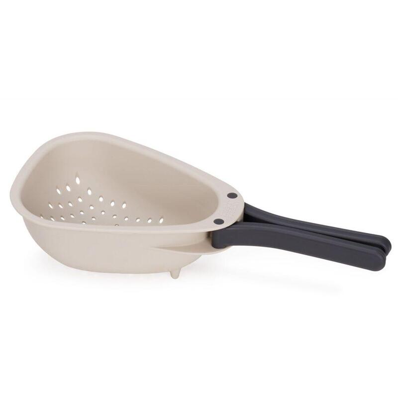 Joseph Joseph Droplet Mini White Colander With Folding Handle