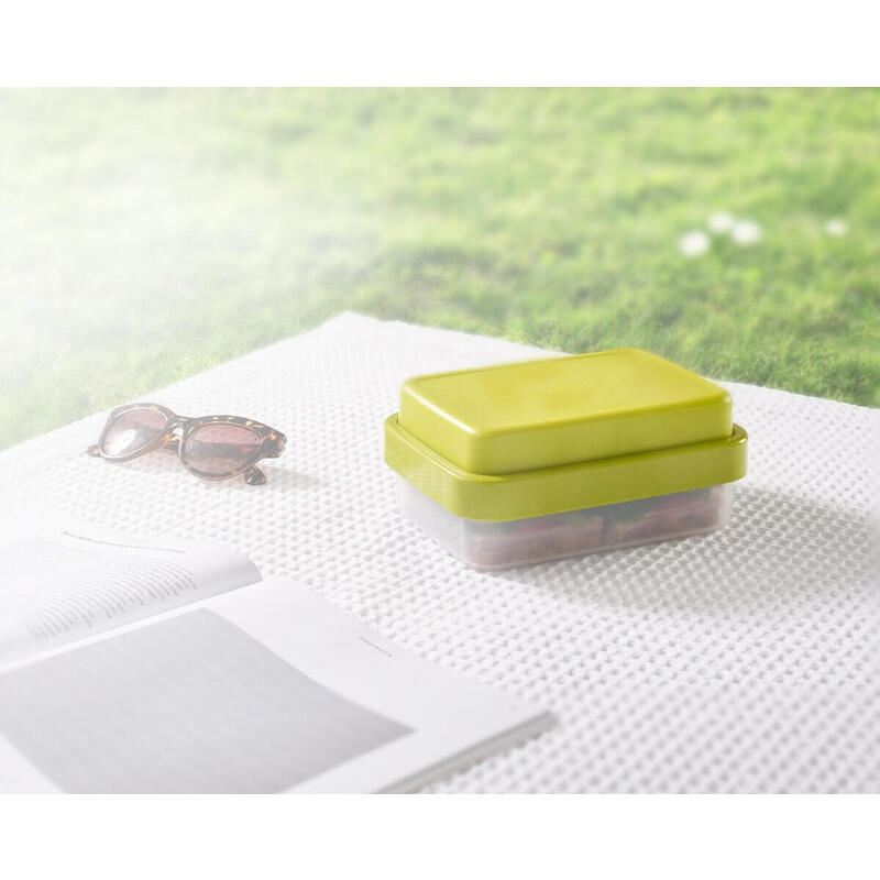 Joseph Joseph Goeat Lunch Box Táper Verde, Transparente Silicona 1,2 L