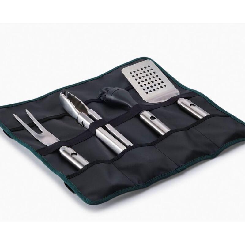 Joseph Joseph Grillout 4-Pc Ssl Bbq Utensil Set W. Storage Case