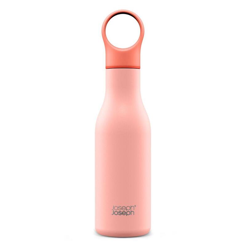 Joseph Joseph Loop 500ml Sta. Steel Coral Vac.Ins.Water Bottle