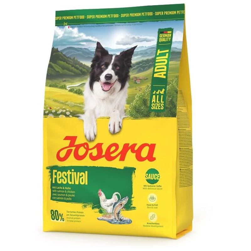 Josera Adult Festival Salmon & Chicken - Alimento Seco Para Perros - 900g