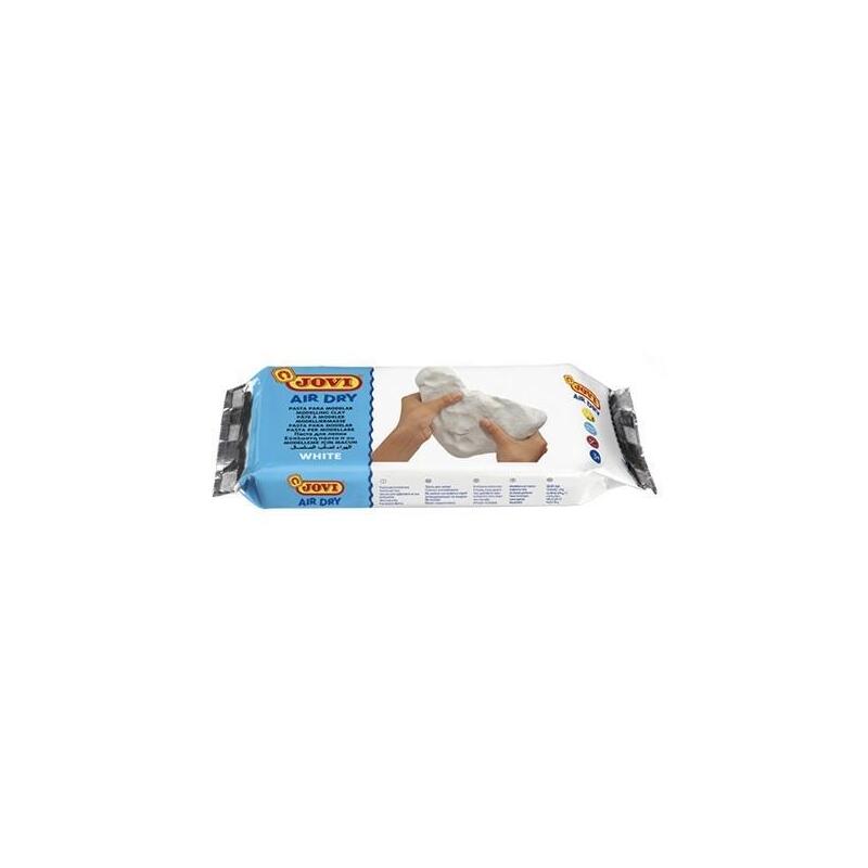 Jovi Air Dry Pastilla De Pasta Modelar Endurece Al Aire 250 Gr Blanca