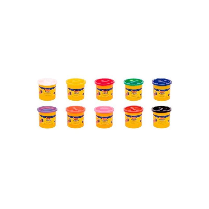 Jovi Estuche 5 Botes Plastilina Soft Dough Blandiver 110gr Marrón