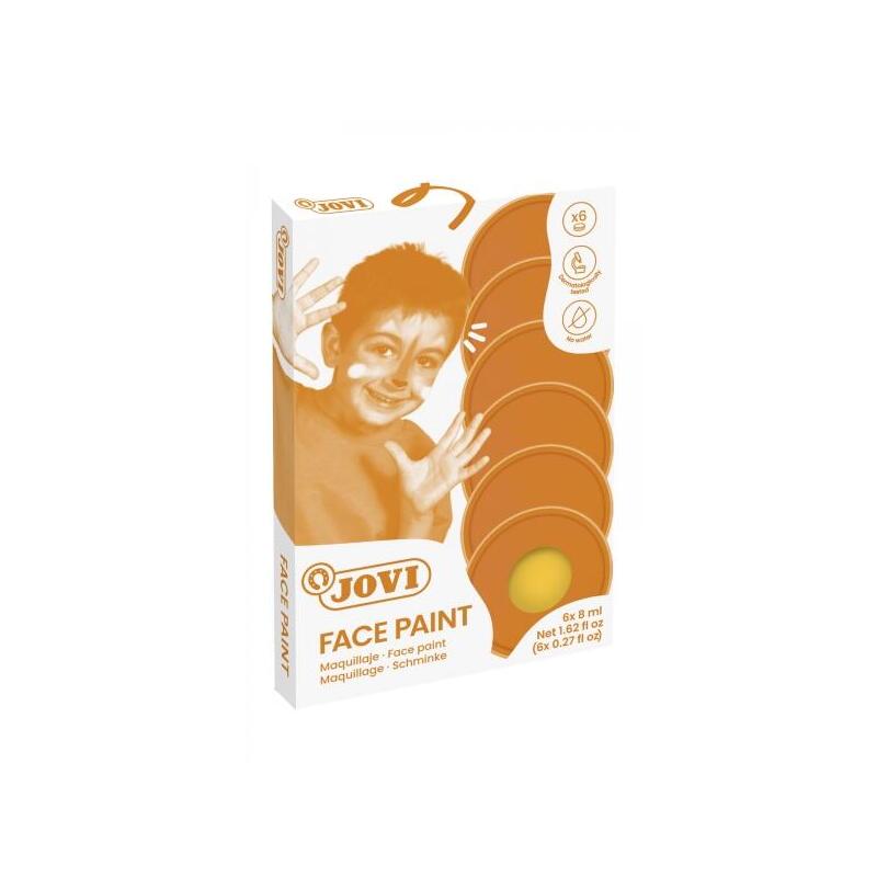 Jovi Estuche De 6 Botes Maquillaje Crema - Hipoalergenico - Base Grasa - Facil Aplicacion - Gran Cobertura - Sin