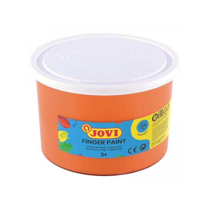 Jovi Finger Paint Bote De 500ml Pintura De Dedos - Ingredientes Naturales - Colores Mezclables - Textura Gelatinosa -