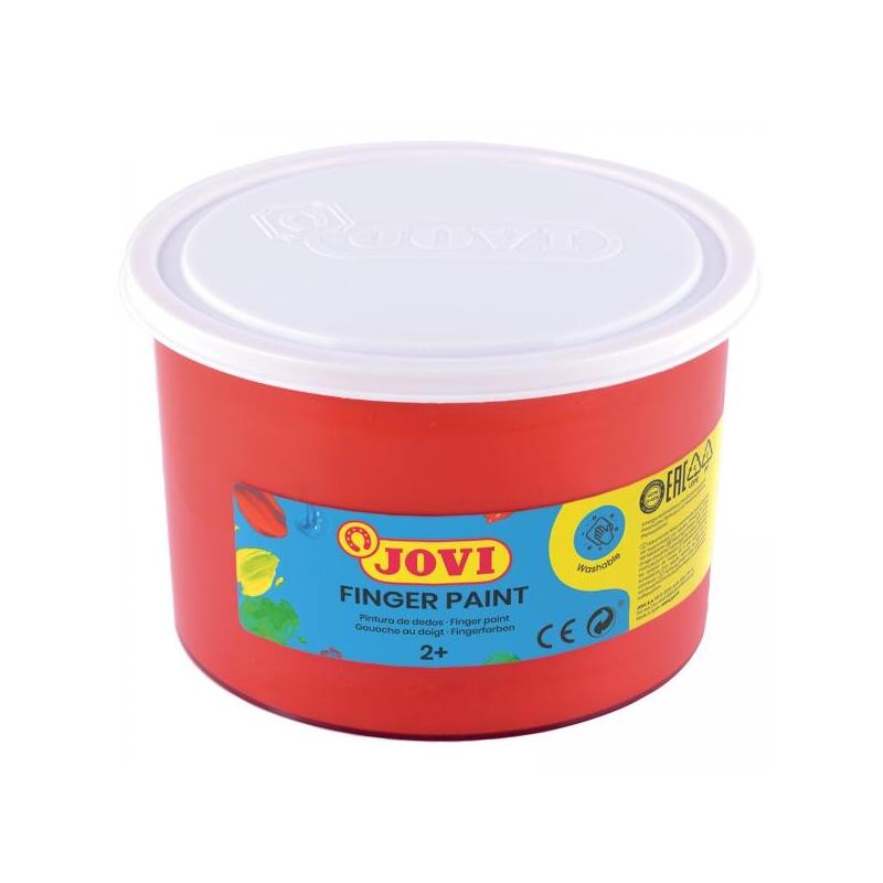 Jovi Finger Paint Bote De 500ml Pintura De Dedos - Ingredientes Naturales - Colores Mezclables - Textura Gelatinosa -