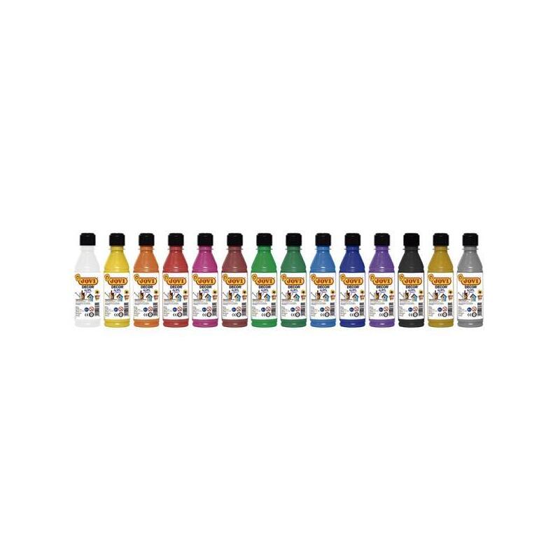 Jovi Pintura Plástica Jovidecor Acryl Botella De 250ml Verde Medio