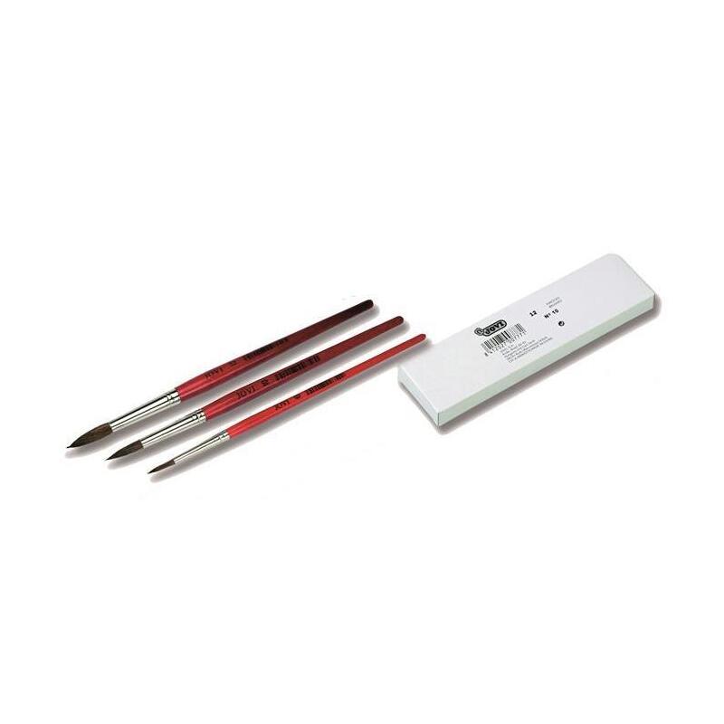 Jovi School Pinceles Artísticos Pelo Poney Nº 5 Estuche De 12