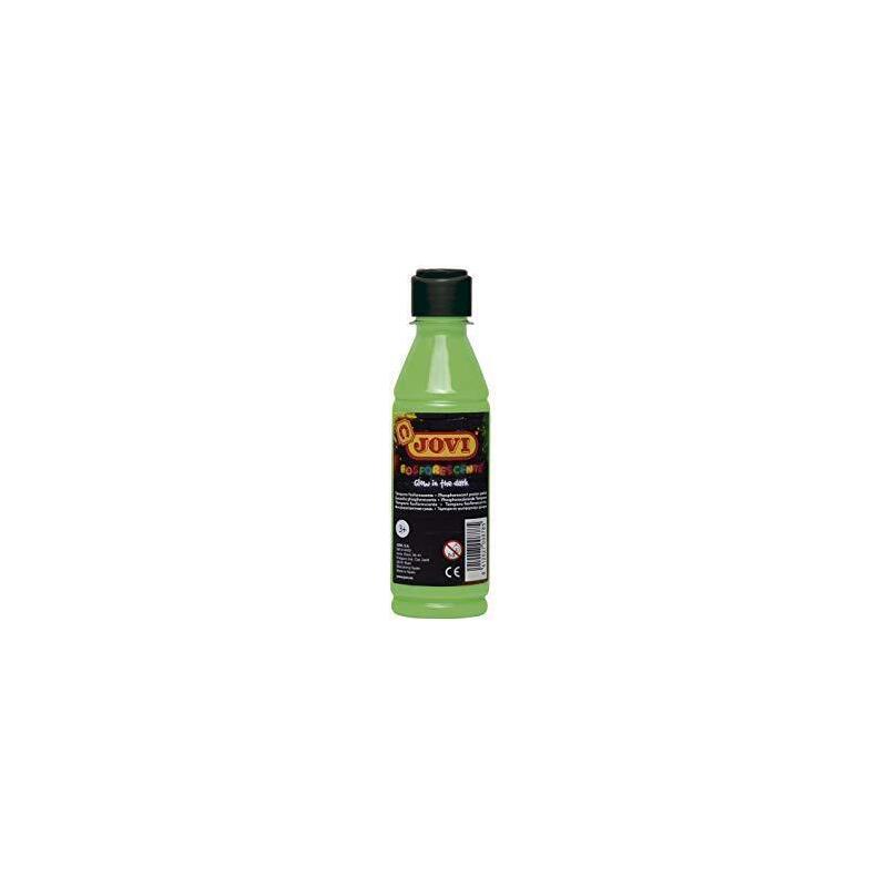 Jovi Témpera Fosforescente Botella De 250ml Verde