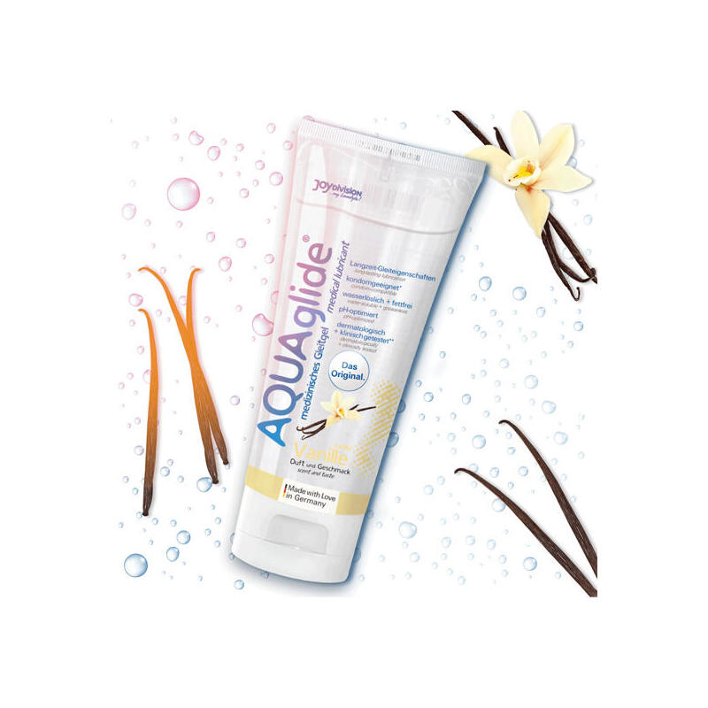 Joydivision Aquaglide - Vainilla Lubricante Base Agua 100 Ml