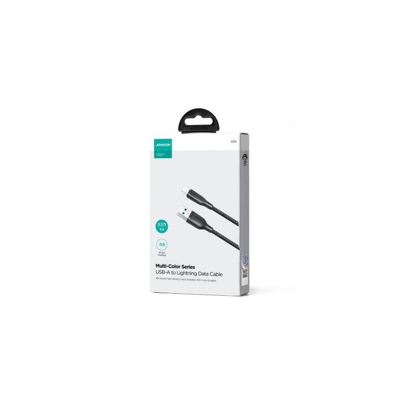 Joyroom Sa34-Al3 1 M 100w Usb A A Lightning Negro - Cable De Carga