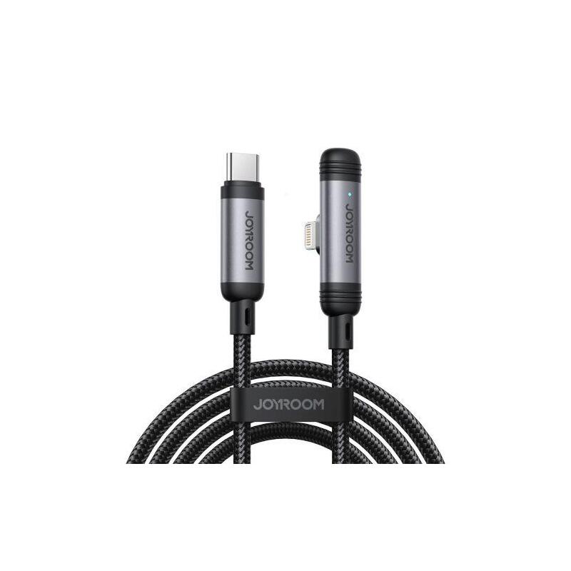 Joyroom Type-C - Lightning Enjoyx Series 90 Degree Cable A56, 30w, 480mb/S, 1.2m, Black (S-A56)