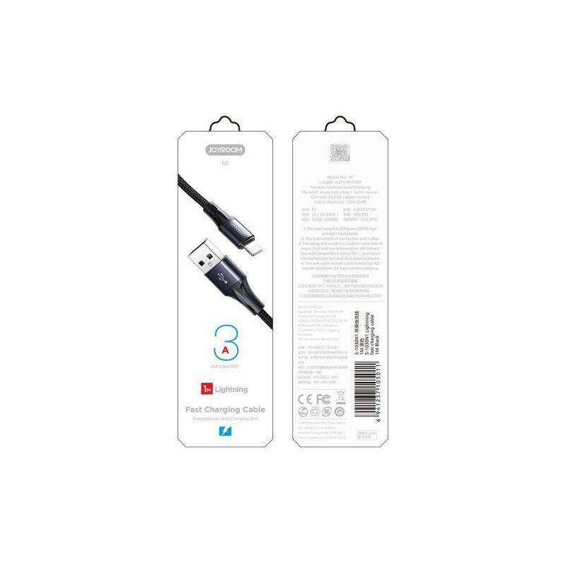 Joyroom Type-C - Usb Cable 3a, 1m Black (S-1030n1)