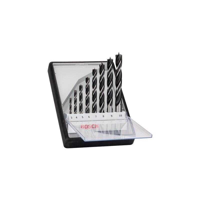 Juego De Brocas Bosch Professional Para Madera Robust Line, 8 Piezas 2607010533