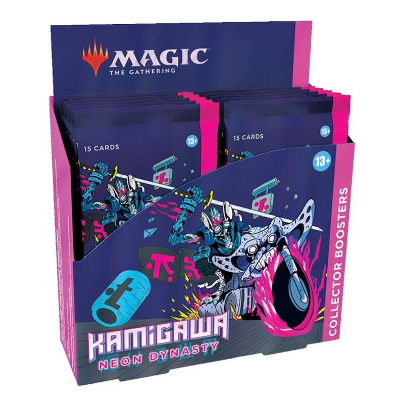 Juego De Cartas Caja De Sobres Wizard Of The Coast Magic The Gathering Kamigawa Neon Dinasty 12 Sobres Ingles