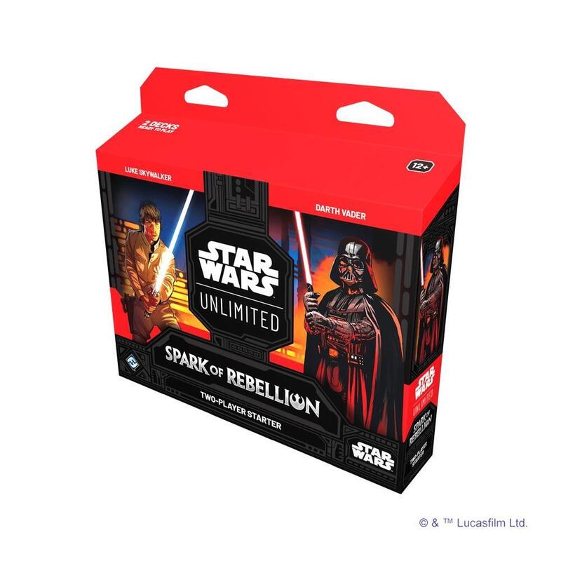 Juego De Cartas Star Wars Unlimited Spark Of Rebellion Paquete 2 Jugadores De Inicio (Español)