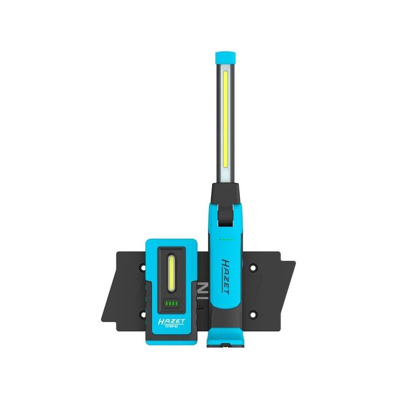 Juego De Lámparas Led Hazet, Luz De Trabajo, 3 Piezas, Incluida Plataforma De Carga Inalámbrica 1979w1/3