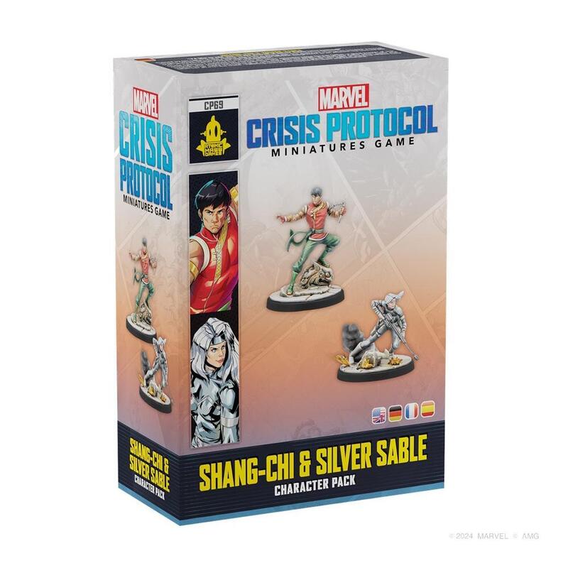 Juego De Mesa Marvel Crisis Protocol Shang Chi & Silver Sable Edad Recomendada 14 Años
