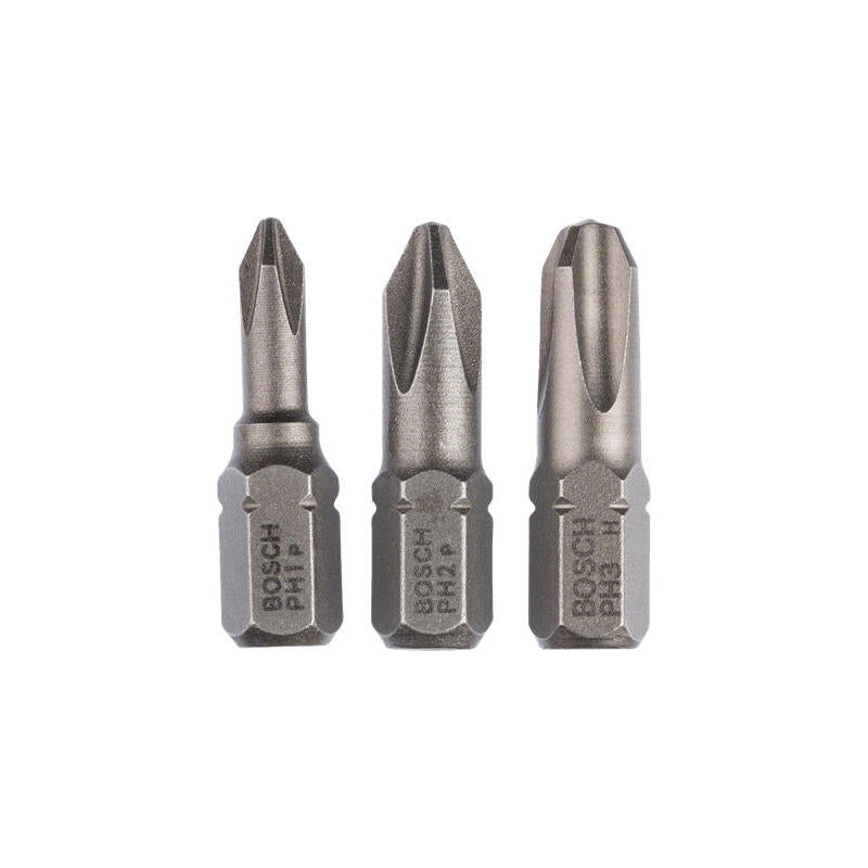 Juego De Puntas Destornillador Bosch Extra Hard, 152 Mm, T20, T25, T30 (3 Partes)