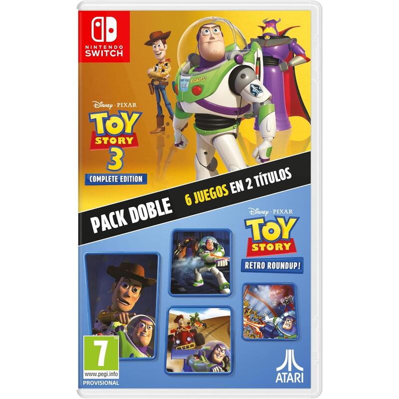 Juego Toy Story: Retro Roundup! + Toy Story 3 Compl Edit Double Pack- Swi Switch
