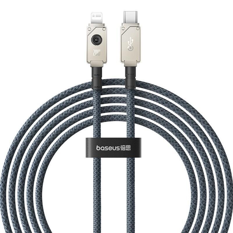 Cable Usb C Baseus Unbreakable A Ip 2 M 20 W Negro