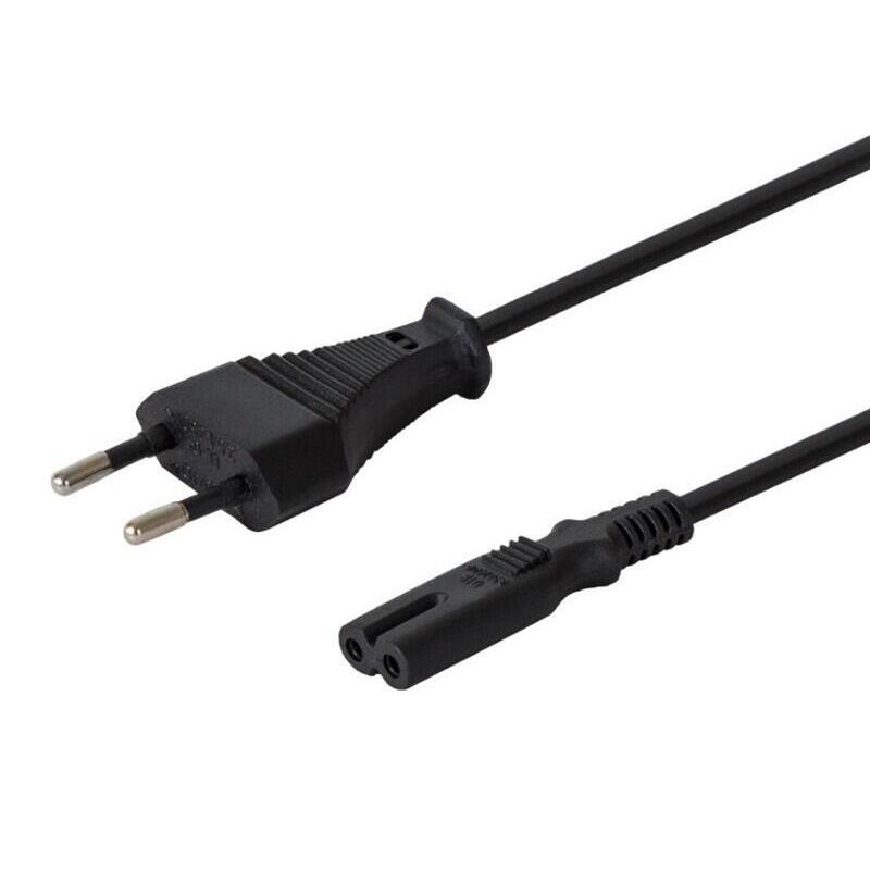 Cable De Alimentación Ocho 2pin 1,2m, Wielopak 10 Ud. Cl-97