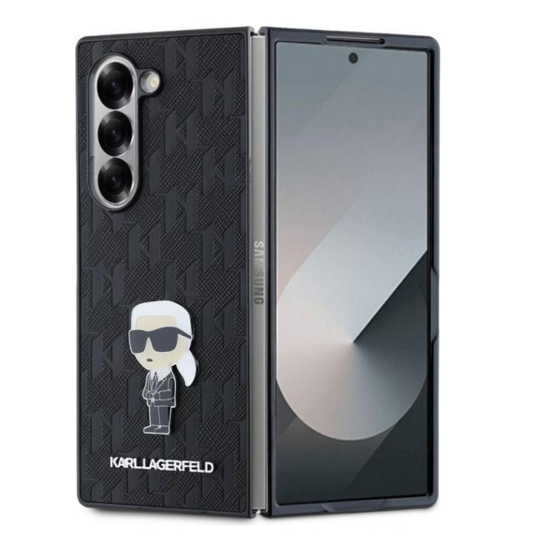Karl Lagerfeld Klhczfd6sapkinpkk Z Fold6f956 Negro Saffiano Ikonik Pin