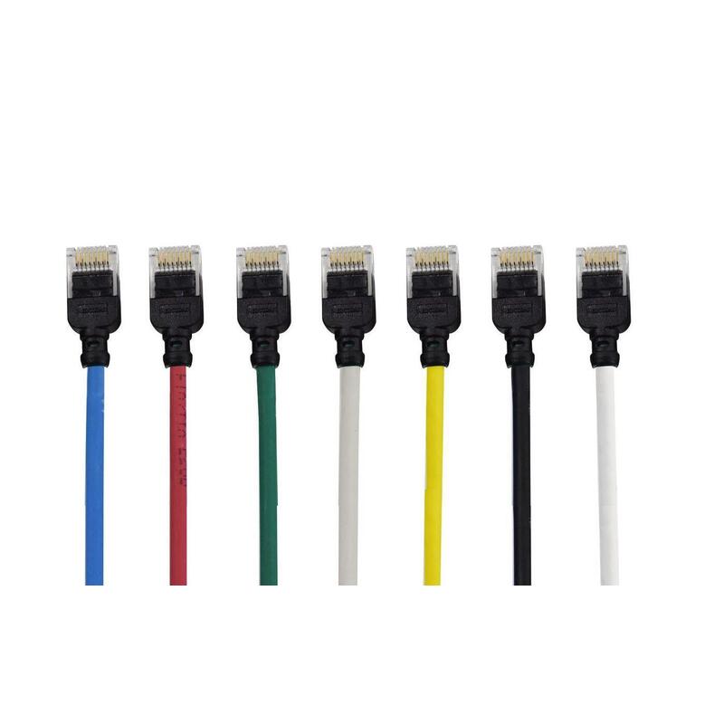 Kat6a Slim Utp 0,25m Patchkabel GrN, Halogenfri