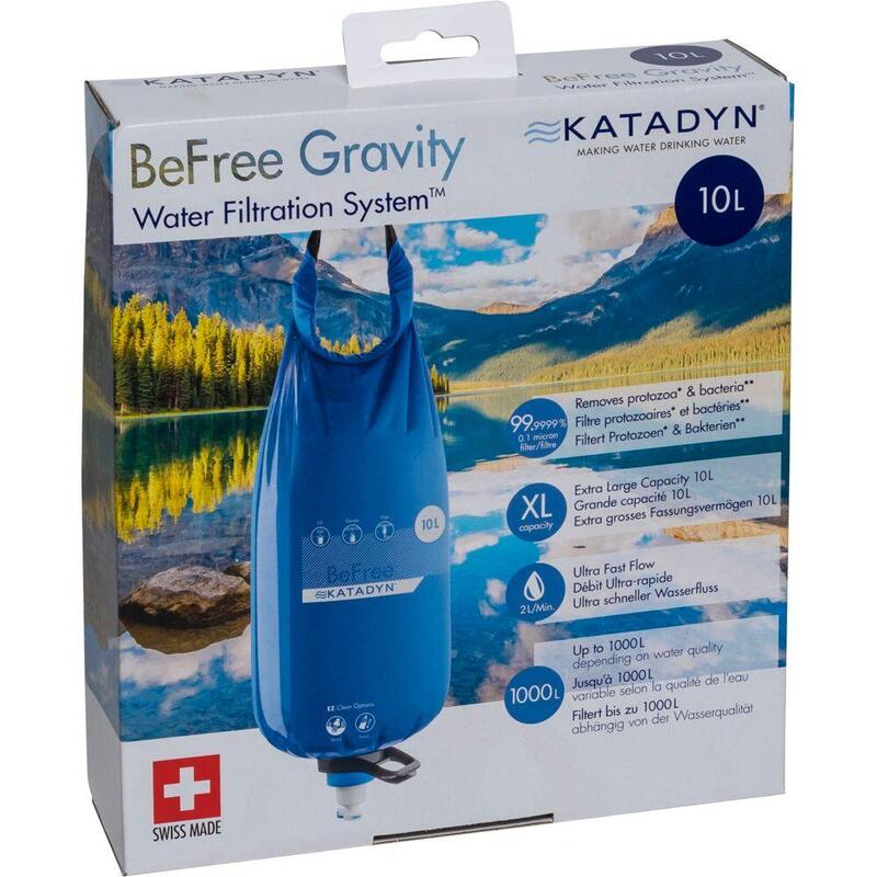 Katadyn Sistema De Filtro Befree Bolsa Para Beber Por Gravedad 10.0l, Contenedor De Agua 8020860