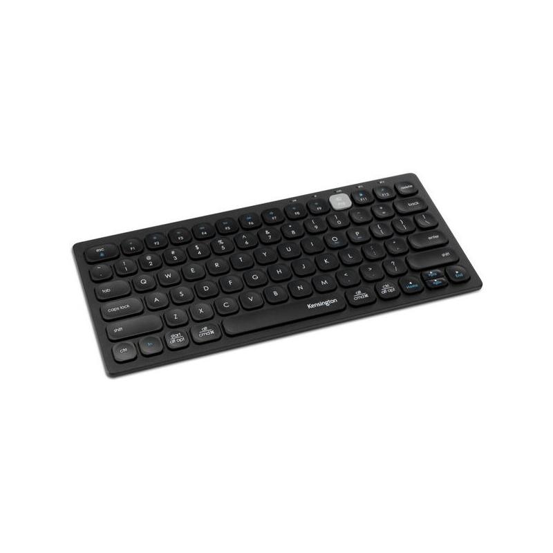 Kensington Teclado Inalámbrico Dual Compacto Multidispositivo Negro, Disposición De K75502de
